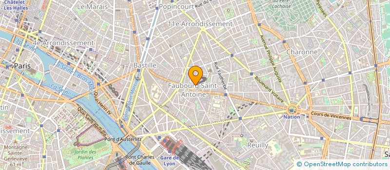 localisation de l'entreprise M.C à PARIS