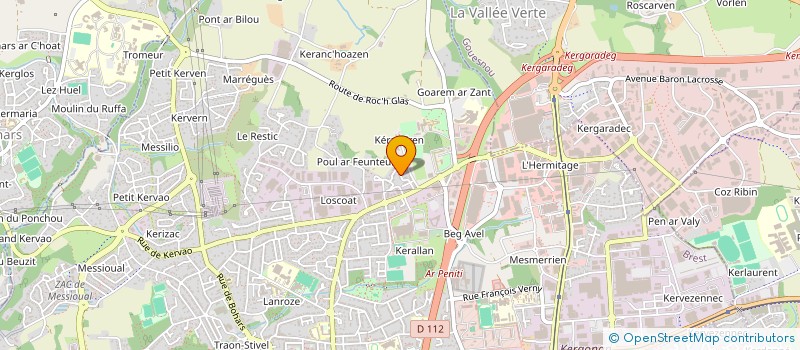 localisation de l'entreprise M.C à BREST