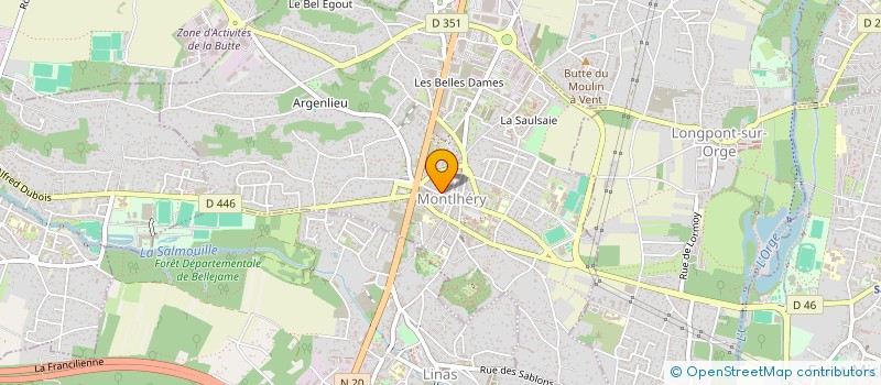 localisation de l'entreprise M&C à MONTLHERY