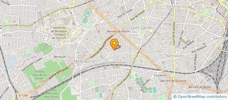 localisation de l'entreprise M.C.  TALENCE