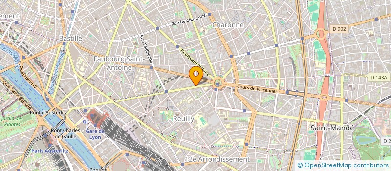 localisation de l'entreprise M.C  PARIS