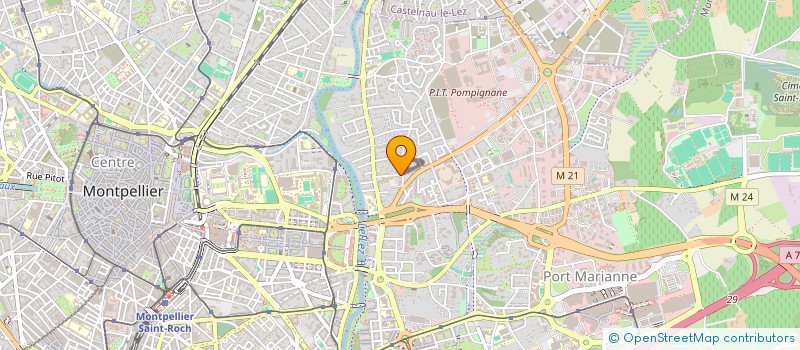 localisation de l'entreprise M.C. à MONTPELLIER