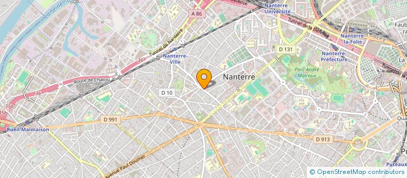 localisation de l'entreprise M C à COLOMBES