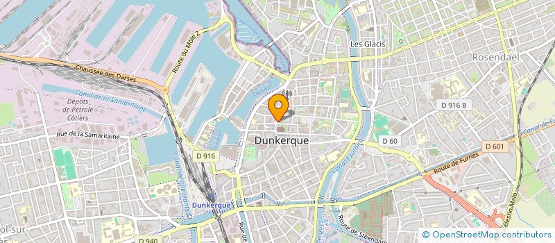 localisation de l'entreprise M&C à DUNKERQUE
