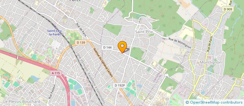 localisation de l'entreprise M&C à SAINT-PRIX