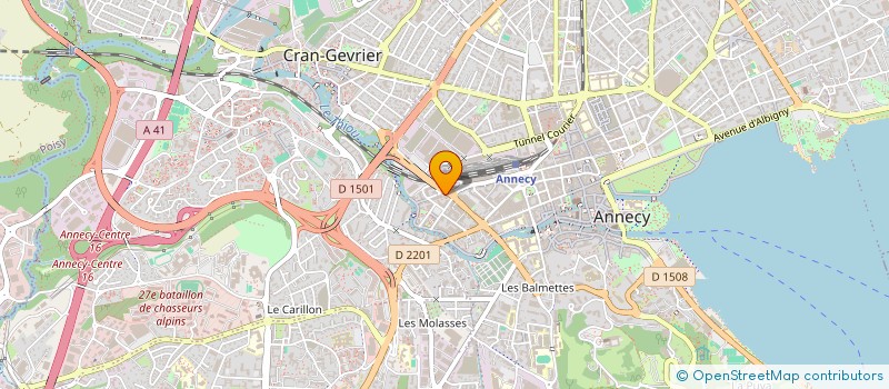 localisation de l'entreprise M.C  ANNECY