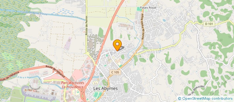 localisation de l'entreprise M+C  LES ABYMES