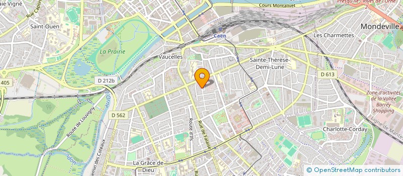 localisation de l'entreprise M-C à CAEN