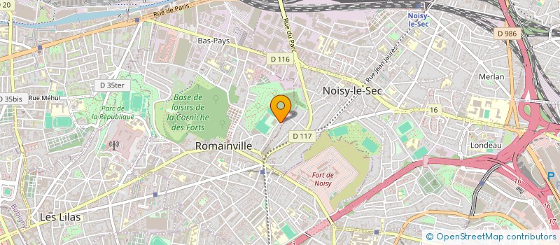 localisation de l'entreprise M.C.A. à ROMAINVILLE
