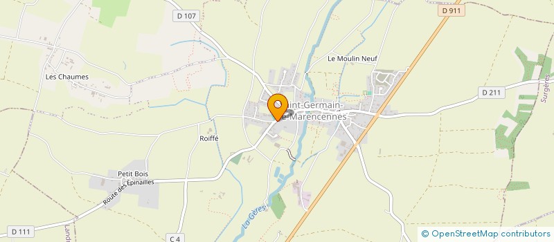 localisation de l'entreprise M C A  SAINT-PIERRE-LA-NOUE