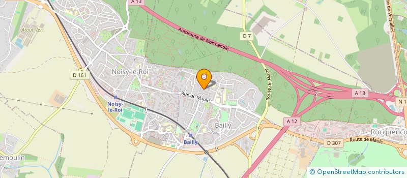 localisation de l'entreprise M.C.A.  BAILLY