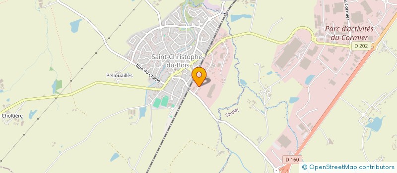 localisation de l'entreprise M.C.A DISTRIBUTION  SAINT-CHRISTOPHE-DU-BOIS