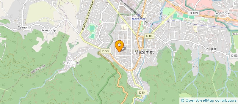 localisation de l'entreprise M.C.A.M. ORGANISATION à MAZAMET