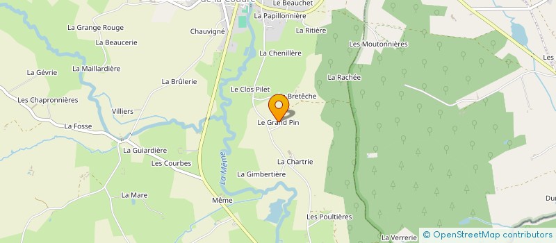 localisation de l'entreprise M.C.A.P. à SAINT-GERMAIN-DE-LA-COUDRE