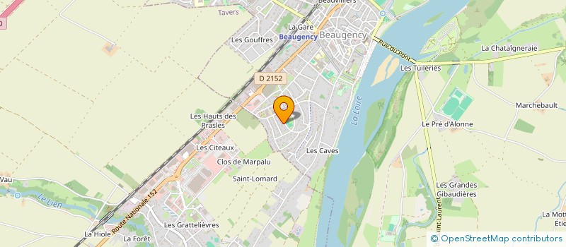localisation de l'entreprise M.C.A. RABELAIS IMMOBILIERE  BEAUGENCY