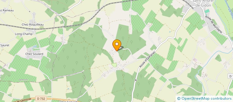 localisation de l'entreprise M.C.A.V  SAINT-ANDRE-DE-LIDON