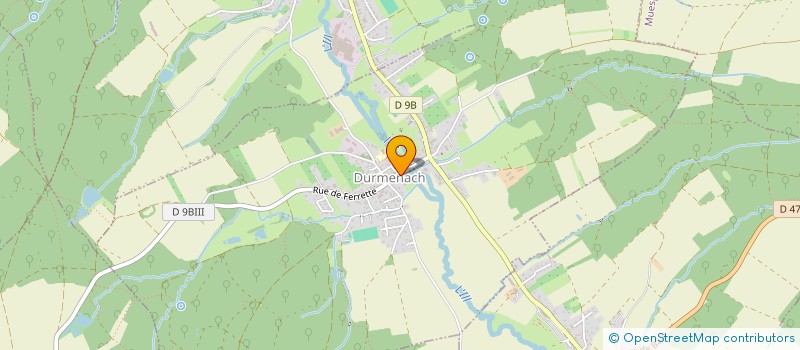 localisation de l'entreprise M.C. ALIMENTATION  DURMENACH