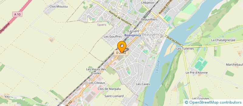 localisation de l'entreprise M.C AUTO à BEAUGENCY