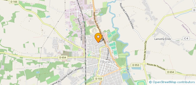 localisation de l'entreprise M.C.B  PAUILHAC