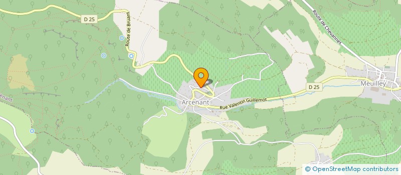 localisation de l'entreprise M C B  ARCENANT