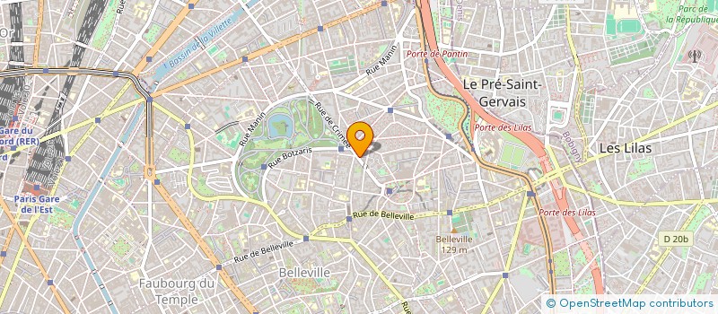 localisation de l'entreprise M.C.B.  PARIS