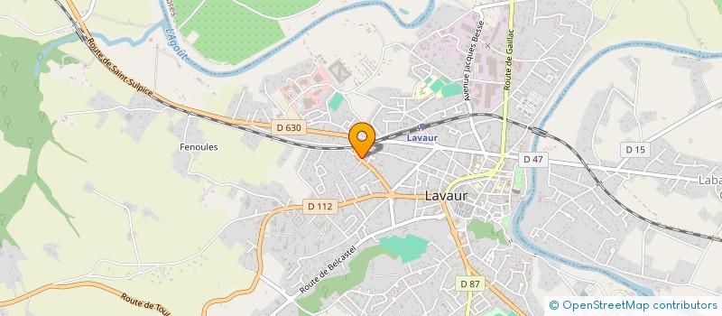 localisation de l'entreprise M.C.B  LAVAUR