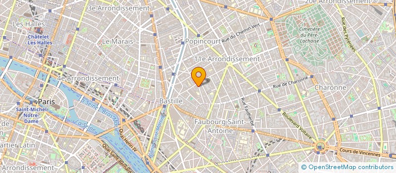 localisation de l'entreprise M.C.B.D.  PARIS