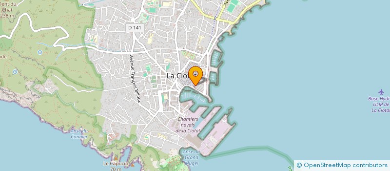 localisation de l'entreprise M C B G à LA CIOTAT