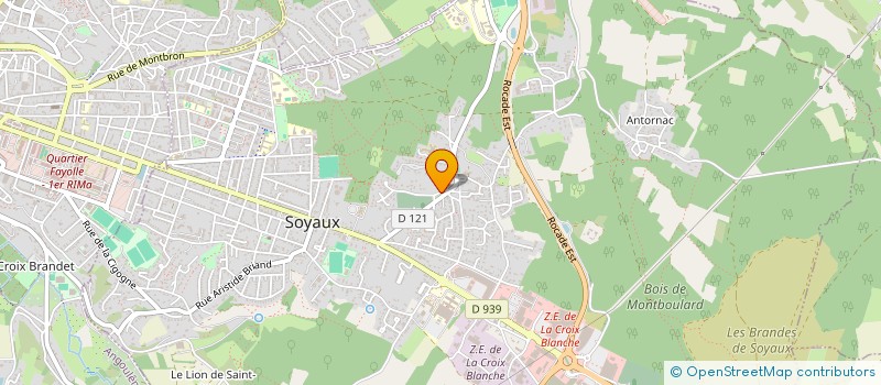 localisation de l'entreprise M.C.B SARL à SOYAUX