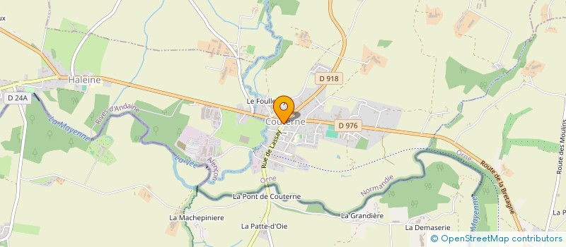 localisation de l'entreprise M.C.B. SCI à LA FERTE MACE
