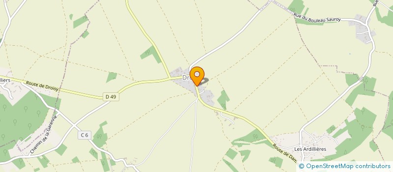 localisation de l'entreprise M.C. BAT  DROISY