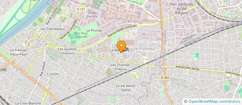 localisation de l'entreprise M.C. BATIMENT  SARTROUVILLE