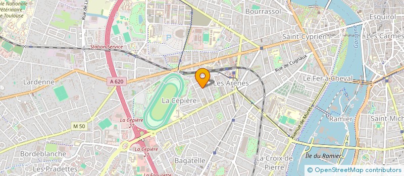localisation de l'entreprise M.C. BRU à TOULOUSE