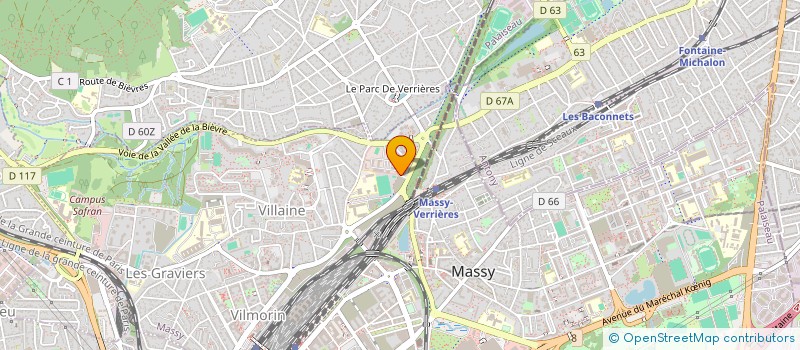 localisation de l'entreprise M&C BTP  MASSY