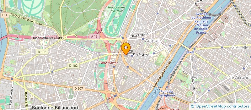 localisation de l'entreprise M.C.C.A  PARIS