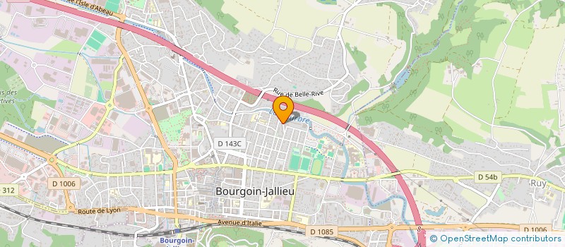 localisation de l'entreprise M.C.C.P. à BOURGOIN-JALLIEU