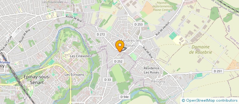 localisation de l'entreprise M C C R  MANDRES-LES-ROSES