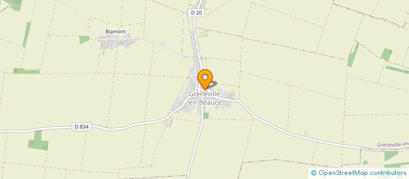 localisation de l'entreprise M C CHARPENTIER à GRENEVILLE-EN-BEAUCE