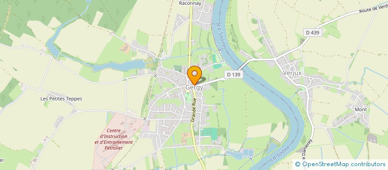 localisation de l'entreprise M & C COIFFURE  GERGY