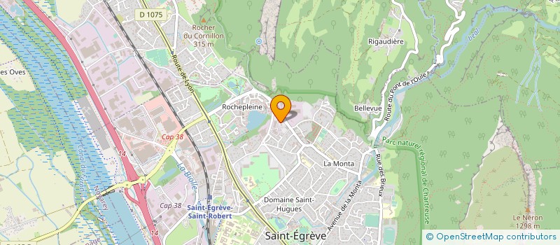 localisation de l'entreprise M.C. COLD SYSTEME  SAINT-EGREVE