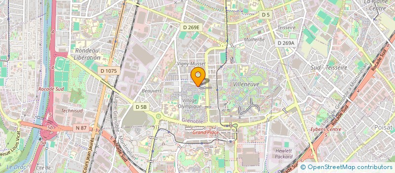 localisation de l'entreprise M.C. COMPANY  GRENOBLE