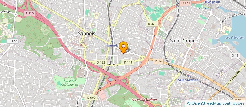 localisation de l'entreprise M.C CONCEPT à SANNOIS