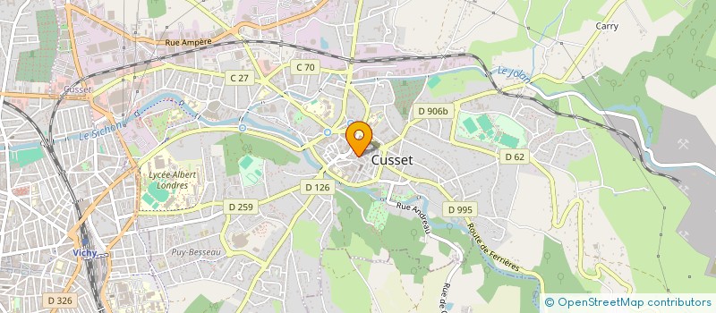 localisation de l'entreprise M.C. CONSULTANTS à CUSSET