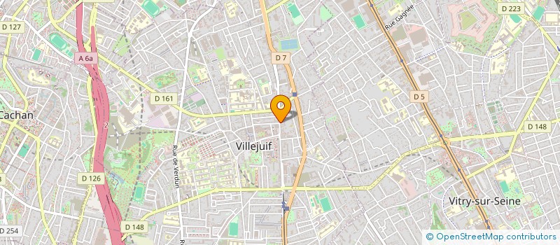 localisation de l'entreprise M.C CORDONNERIE CLES à VILLEJUIF
