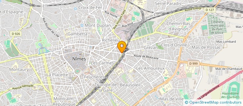 localisation de l'entreprise M&C CORP  NIMES