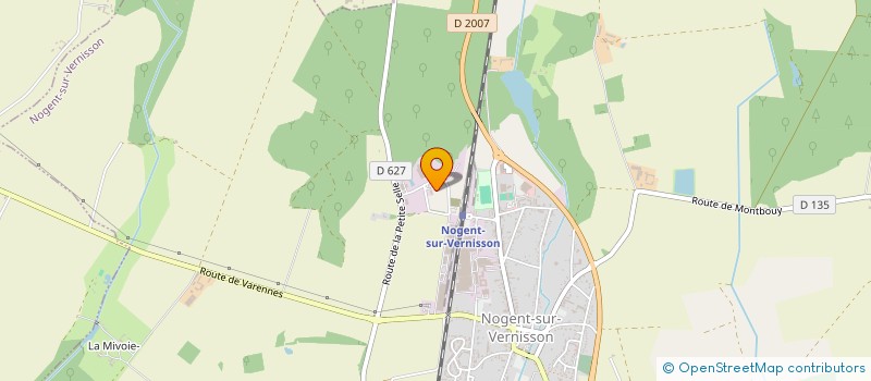 localisation de l'entreprise M.C.D. à NOGENT-SUR-VERNISSON