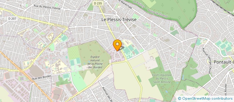localisation de l'entreprise M C D F L à LE PLESSIS-TREVISE