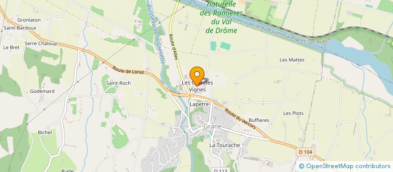 localisation de l'entreprise M.C DEVELOPPEMENT à GRANE
