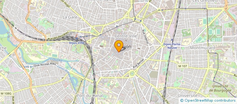 localisation de l'entreprise M.C.DIFFUSION à DIJON