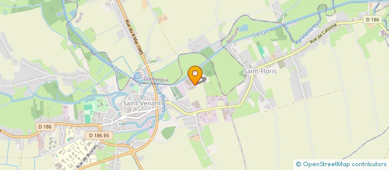 localisation de l'entreprise M.C. DIFFUSION  SAINT-VENANT